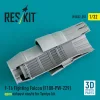 ResKit Models F-16 Fighting Falcon (F100-PW-229) nyitott – hajtómű-fúvócső