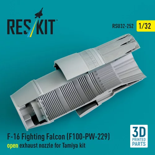 ResKit Models F-16 Fighting Falcon (F100-PW-229) nyitott – hajtómű-fúvócső