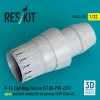 ResKit Models F-16 Fighting Falcon (F100-PW-229) nyitott – hajtómű-fúvócső, AFV Club maketthez