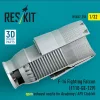 ResKit Models F-16 Fighting Falcon (F110-GE-129) nyitott – hajtómű-fúvócső, AFV Club maketthez