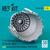 ResKit Models F-16 Fighting Falcon (F110-GE-129) nyitott – hajtómű-fúvócső, AFV Club maketthez