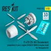 ResKit Models P-47D (25-30) Thunderbolt – légcsavarok, motor, motorburkolat