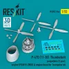 ResKit Models P-47D (11-30) Thunderbolt – légcsavarok, motor, motorburkolat