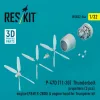 ResKit Models P-47D (11-30) Thunderbolt – légcsavarok, motor, motorburkolat