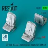 ResKit Models CH-54A (S-64E) Tarhe pilots seats for ICM kit (3 pcs) (3D Printed) - pilótaülések