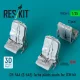 ResKit Models CH-54A (S-64E) Tarhe pilots seats for ICM kit (3 pcs) (3D Printed) - pilótaülések