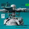 ResKit Models Mi-24 Hind main rotor for Trumpeter kit (3D Printed) - főrotor
