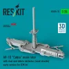 ResKit Models AH-1G Cobra main rotor with dust and debris deflector (sand shields) early version for ICM kit (3D Printed) - AH-1G Cobra – főrotor