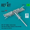 ResKit Models AH-1G Cobra main rotor with dust and debris deflector (sand shields) late version for ICM kit (3D Printed) - AH-1G Cobra – főrotor