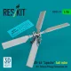 ResKit Models AH-64 Apache tail rotor for Takom/Meng/Snowman kit (3D Printed) - farokrotor