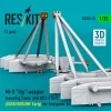 ResKit Models Mi-8 Hip weapon mounting frame with BD3-57KrV (USSR/UKRAINE Early) for Trumpeter kit (2 pcs) (3D Printed) - fegyverfelfüggesztő keret