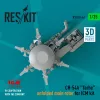 ResKit Models CH-54A Tarhe unfolded main rotor for ICM kit (3D Printed) - kihajtott főrotor
