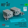ResKit Models CH-54A Tarhe Engine Air Particle Separator (EAPS) for ICM kit (3D Printed) - hajtómű levegőrészecske-leválasztó (EAPS)