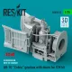 ResKit Models AH-1G Cobra gearbox with doors for ICM kit (3D Printed) - AH-1G Cobra főreduktor ajtókkal