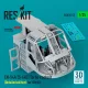 ResKit Models CH-54A (S-64E) Tarhe cockpit (Detailed edition) for ICM kit (3D Printed) - részletes cockpitkészlet