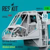 ResKit Models CH-54A (S-64E) Tarhe cockpit (Detailed edition) for ICM kit (3D Printed) - részletes cockpitkészlet