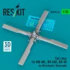 ResKit Models Tail rotor for MH-60L, UH-60A, HH-60 for Kitty Hawk / Zimimodel (3D Printed) - farokrotor