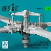 ResKit Models Tail rotor for MH-60L, UH-60A, HH-60 for Kitty Hawk / Zimimodel (3D Printed) - farokrotor