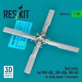   ResKit Models SH-60B, SH-60F, HH-60H, MH-60R, MH-60S – farokrotor, Kitty Hawk / Zimi Model maketthez