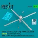 ResKit Models AH-64 Apache (A, D, E korai, AH Mk.I, DI Saraf) – kihajtott főrotor, korai rotorlapátokkal, Takom / Snowman maketthez