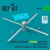 ResKit Models AH-64E késői Apache – kihajtott főrotor, késői rotorlapátok, Longbow rendszerrel, Takom/Snowman makettekhez