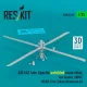 ResKit Models AH-64E késői Apache – kihajtott főrotor, késői rotorlapátok, MUMT-X rendszerrel, Takom/Snowman makettekhez