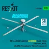 ResKit Models AH-64D késői Apache – kihajtott főrotor, késői rotorlapátokkal, Takom / Snowman maketthez