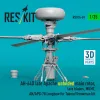 ResKit Models AH-64D késői Apache – kihajtott főrotor, késői rotorlapátokkal, Takom / Snowman maketthez