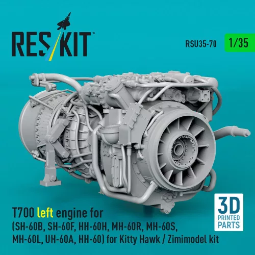 ResKit Models T700 – bal oldali hajtómű, Kitty Hawk / Zimi Model maketthez