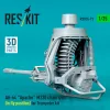 ResKit Models AH-64 Apache M230 chain gun (in fly position) for Trumpeter kit (3D Printed) - M230 Chain Gun gépágyú, repülési helyzetben