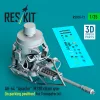 ResKit Models AH-64 Apache M230 chain gun (in parking position) for Trumpeter kit (3D Printed) - M230 Chain Gun gépágyú, parkolóhelyzetben