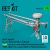 ResKit Models AH-64 Apache (A, D, E korai, AH Mk.I, DI Saraf) – behajtott főrotor, korai rotorlapátokkal, Takom / Snowman maketthez