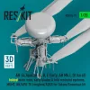 ResKit Models AH-64 Apache (A, D, E korai, AH Mk.I, DI Saraf) – behajtott főrotor, korai rotorlapátokkal, Takom / Snowman maketthez