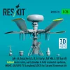 ResKit Models AH-64 Apache (A, D, E korai, AH Mk.I, DI Saraf) – behajtott főrotor, korai rotorlapátokkal, Takom / Snowman maketthez