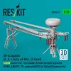 ResKit Models AH-64E késői Apache – behajtott főrotor, késői rotorlapátok, Longbow rendszerrel, Takom/Snowman makettekhez