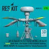 ResKit Models AH-64E késői Apache – behajtott főrotor, késői rotorlapátok, Longbow rendszerrel, Takom/Snowman makettekhez