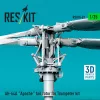 ResKit Models AH-64A Apache tail rotor for Trumpeter kit (3D Printed) - farokrotor