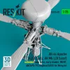 ResKit Models AH-64 Apache (A,D,E korai, AH Mk.I,DI Saraf) – kihajtott főrotor, korai rotorlapátokkal
