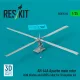 ResKit Models AH-64A Apache main rotor with blades and ADSS radar for Trumpeter kit (3D Printed) - főrotor