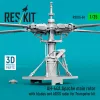 ResKit Models AH-64A Apache main rotor with blades and ADSS radar for Trumpeter kit (3D Printed) - főrotor