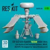 ResKit Models AH-64D késői Apache – behajtott főrotor, késői rotorlapátokkal, Takom / Snowman maketthez