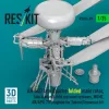 ResKit Models AH-64D késői Apache – behajtott főrotor, késői rotorlapátokkal, Takom / Snowman maketthez