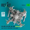 ResKit Models SH-60B, SH-60F, HH-60H unfolded main rotor for Kitty Hawk / Zimimodel (3D Printed) - kihajtott főrotor