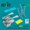 ResKit Models MH-60S folded main rotor with blade fold restraint systems (3D Printed) for Academy - behajtott főrotor rotorlapát-rögzítő rendszerrel