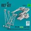 ResKit Models MH-60S folded main rotor with blade fold restraint systems (3D Printed) for Academy - behajtott főrotor rotorlapát-rögzítő rendszerrel