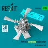 ResKit Models MH-60S unfolded main rotor (3D Printed) for Academy - kihajtott főrotor