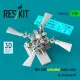 ResKit Models MH-60S unfolded main rotor (3D Printed) for Academy - kihajtott főrotor