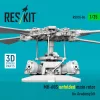 ResKit Models MH-60S unfolded main rotor (3D Printed) for Academy - kihajtott főrotor