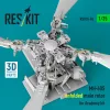 ResKit Models MH-60S unfolded main rotor (3D Printed) for Academy - kihajtott főrotor