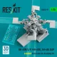 ResKit Models UH-60M/L/P, MH-60G, AH-60L DAP unfolded main rotor (3D Printed) for Academy - kihajtott főrotor